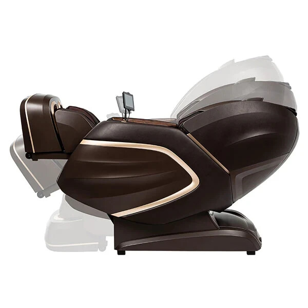 AmaMedic Hilux 4D SL-Track Zero Gravity Heated Massage Chair - Brown, Open Box gallery