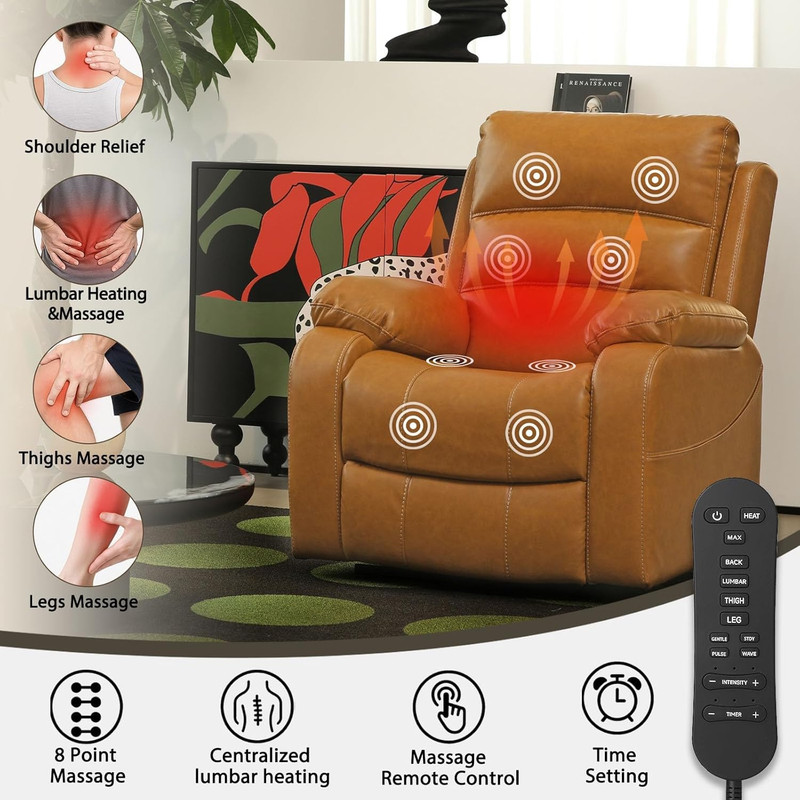 Real Zero Wall Hugger Recliners, Dual Motor Power Recliners for Small Spaces, RV gallery