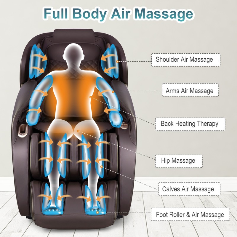 Giantex Full Body Zero Gravity Massage Chair Recliner w/ SL Track Heat gallery