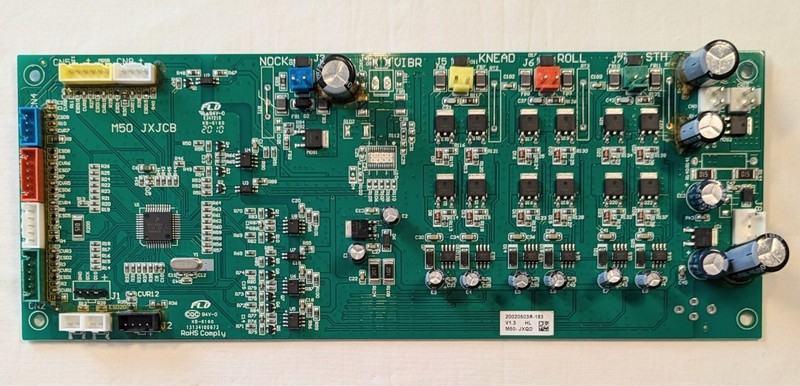 Cozzia CZ-710/Qi SE Chair Massage Mechanism PCB, Electronic Board, 3D board