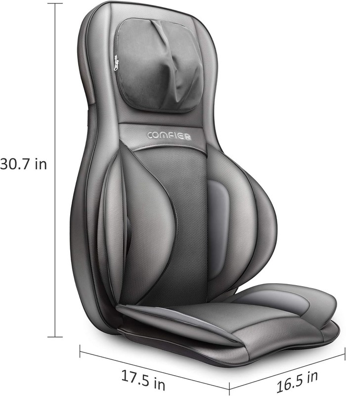 COMFIER Shiatsu Neck and Back Massager with Heat, Adjustable Massage Pad gallery