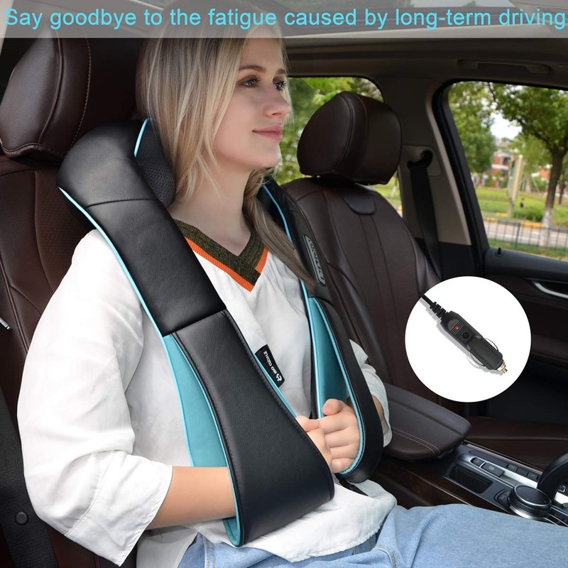 Mo Cuishle Shiatsu Neck Massager for Pain Relief – Deep Kneading Back Shou gallery