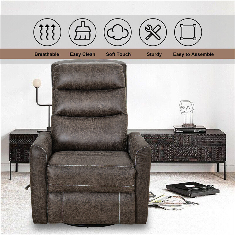 Swivel Glider Rocker Recliner Chair for Nursery Manual Swivel Rocking Recliner gallery