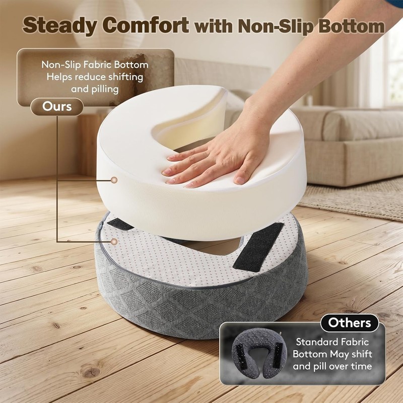 Massage Headrest for Bed, Bed Massage Head Holder & Face Cradle with Pillow |... gallery