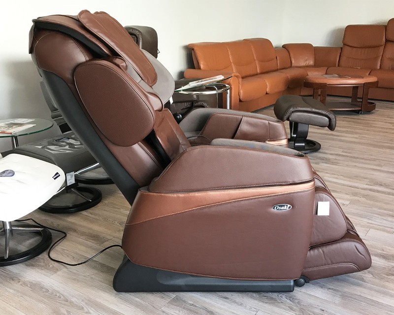 Osaki OS-3700 Massage Chair Recliner + Heat and Calf / Foot Air Massage Brown gallery