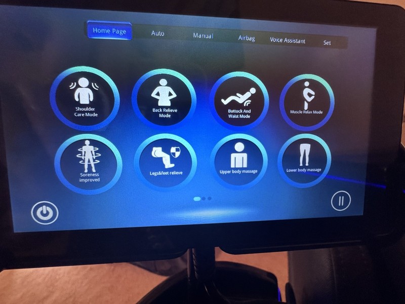 Remnant House The Revolution Massage Chair Galaxy Black LED Bluetooth gallery