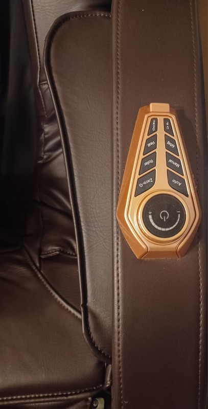 DOVRYTHEN 58in SL Track 4D Massage Chair Recliner Zero Gravity Heat Black/Gold gallery