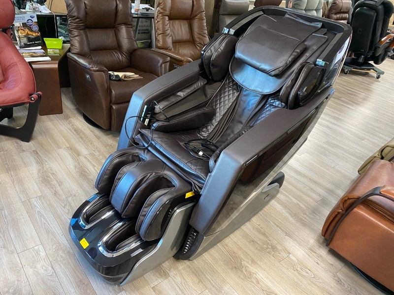 OSAKI OS-PRO EKON S L-Track Zero Gravity 3D Massage Chair Space Saver – Brown