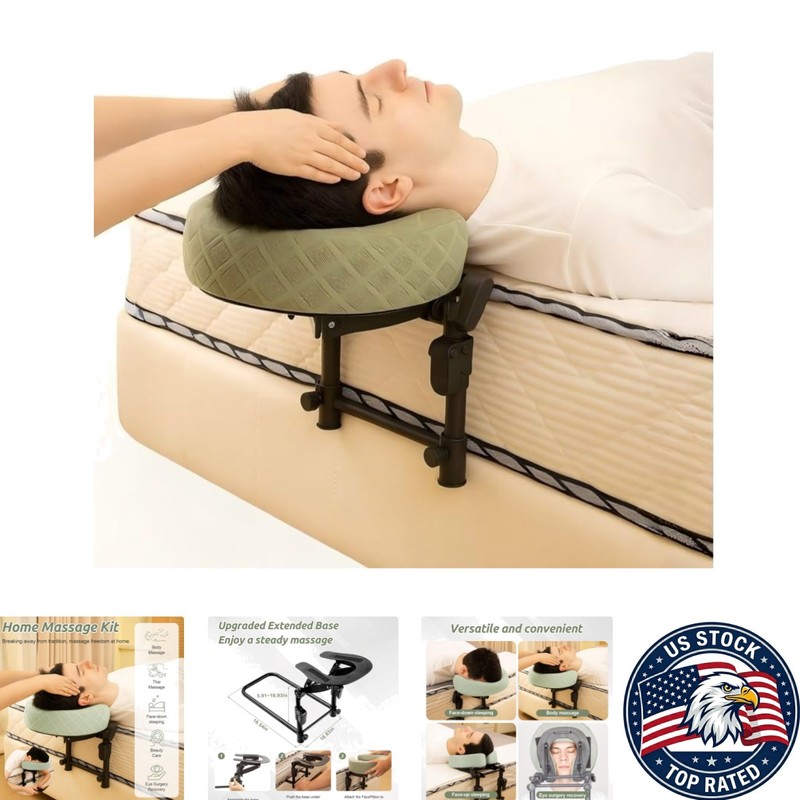 Portable Adjustable Massage Headrest - Perfect for Home Massage Therapy