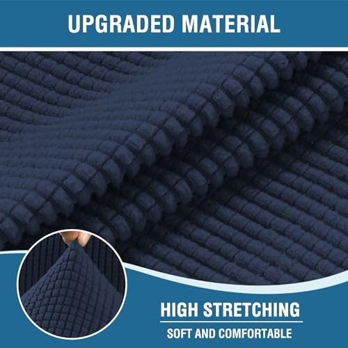 Stretch Couch Cover Electric Power Lift Recliner Chair Slipcover Fitted Navy gallery