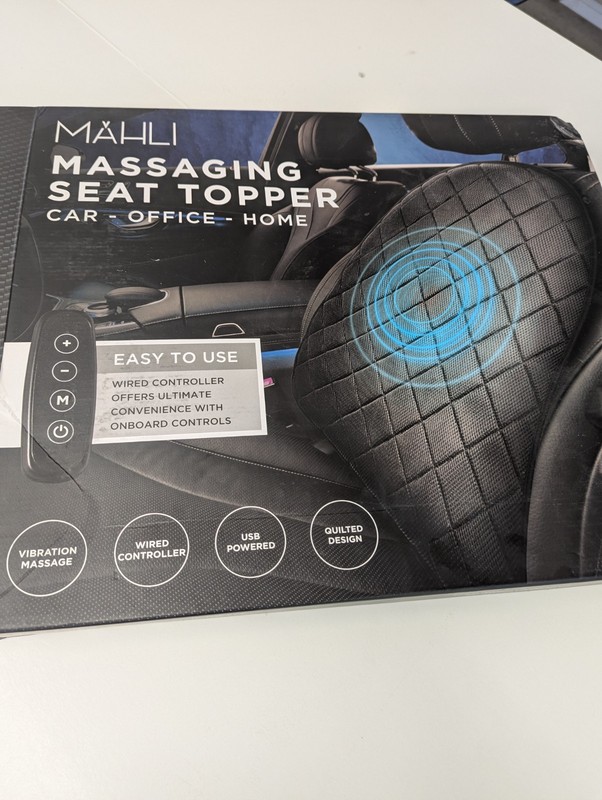 Homedics Massage chair cushion for USB home or auto vibration and heated