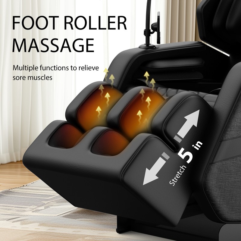2026 Smart Massage Chair L Track Zero Gravity Full Body Heat Pain Relief gallery
