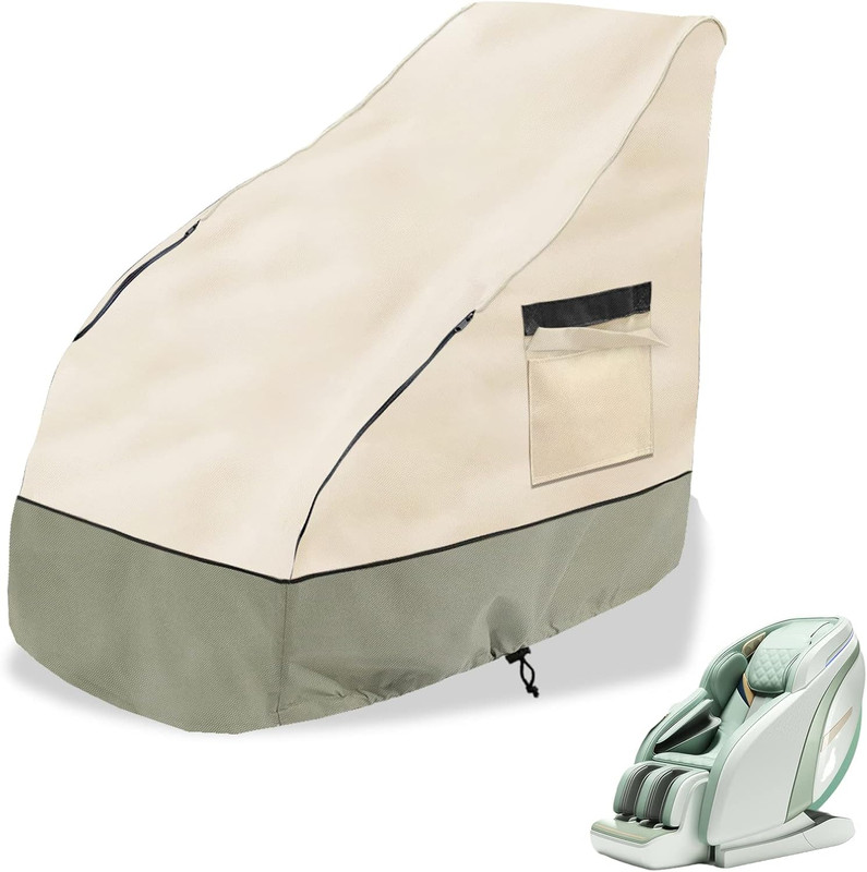 Waterproof Shiatsu Massage Chair Cover - 600D Oxford Cloth, Dustproof & Durable
