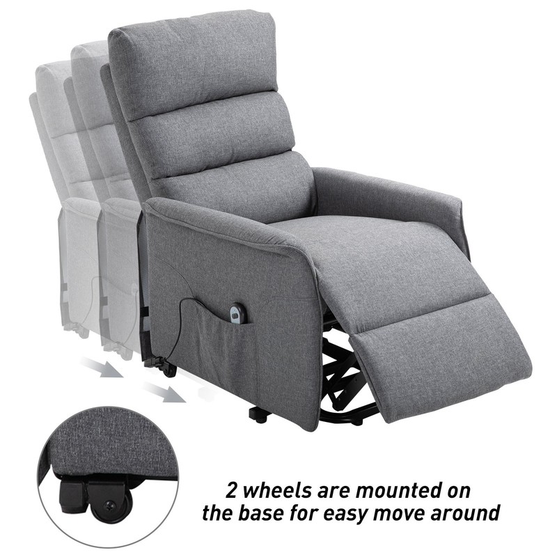 Electric Power Lift Recliner Chair for Elderly Living Room Fabric Upholstery gallery