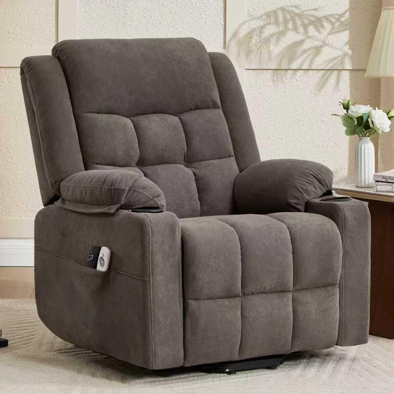 Electric Power Lift Recliner Chair Sofa with Massage and Heat for Elderly USB gallery