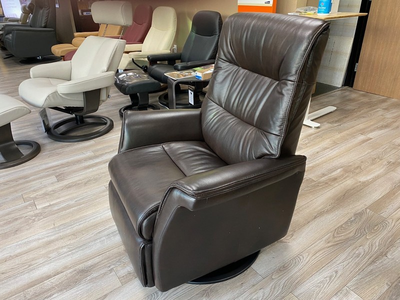 IMG Chelsea RMS399 Large Power Relaxer Recliner Chair S559 Dark Brown Leather gallery