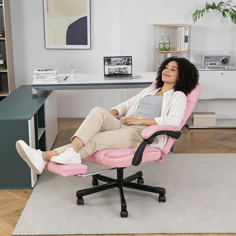 Massage Office Chair with Heat 6 Vibration Points,High Back & Heat, Executive De gallery