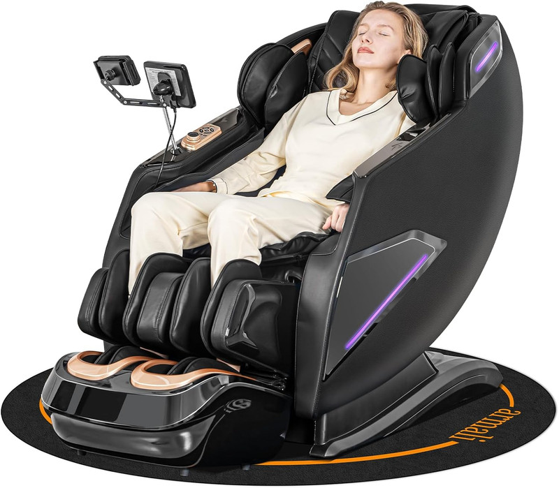 4D Massage Chairs Full Body,Zero Gravity Sl-Track Shiatsu Massage Chair Recliner