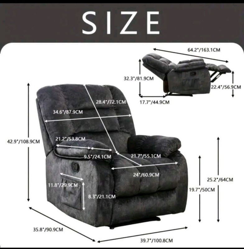 1-Piece Manual Body Massage With Heating Function Sofa Chair Comfortable Elderly gallery