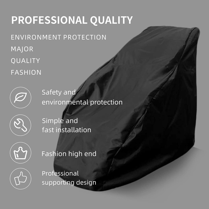 TONINT Massage Chair Cover XL Protector,Full Body Zero Gravity Black gallery
