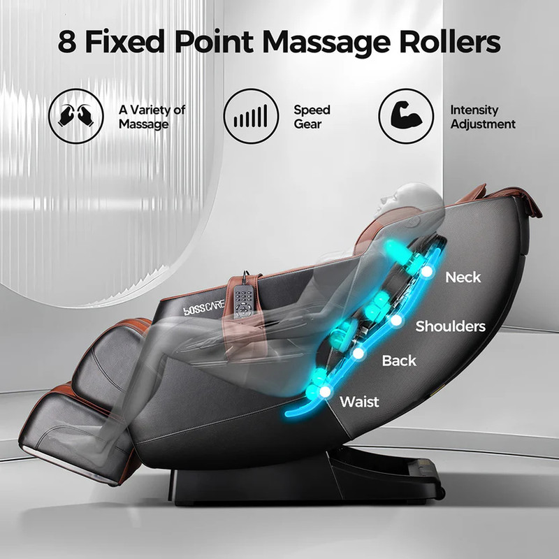 Living and Home Zero Gravity Full Body Massage Chair With Heat And Handheld Remo gallery