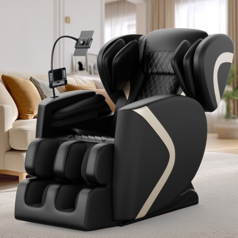 Full Body Air Pressure Shiatsu Massage Chair Recliner ZERO GRAVITY Foot Roller