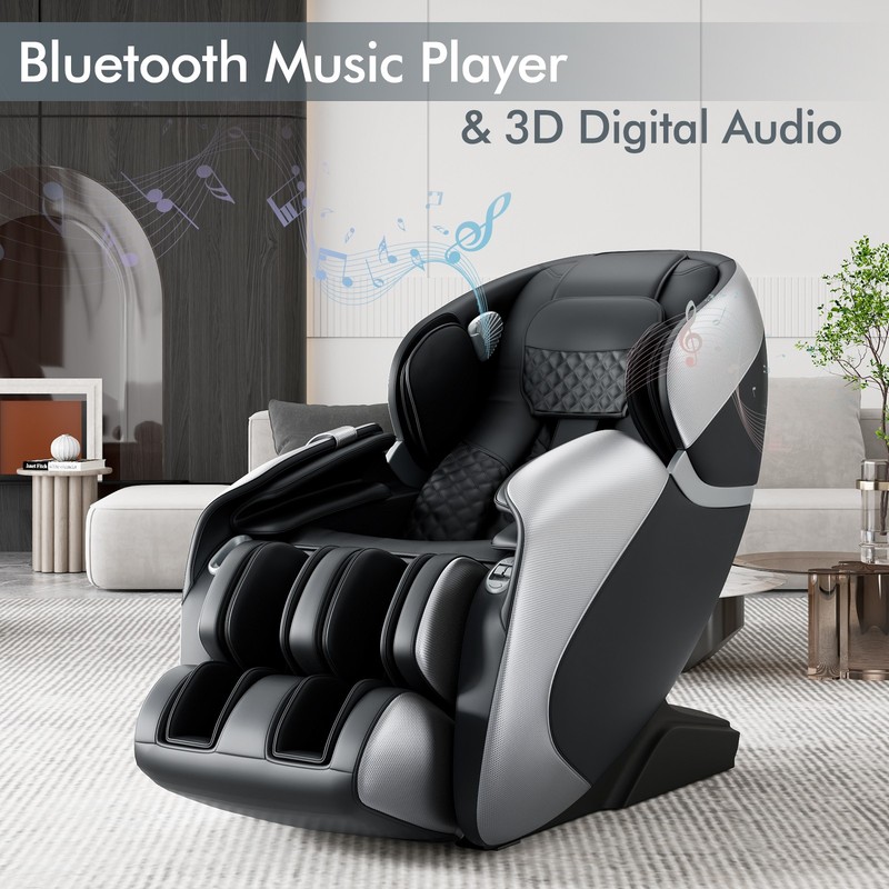 SL Track Full Body Zero Gravity Massage Chair w/ Voice Control Heat Foot Roller gallery
