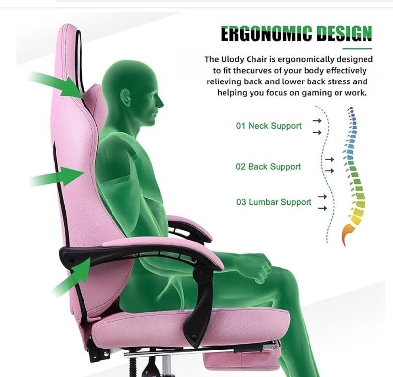 gamer chair with massage gallery