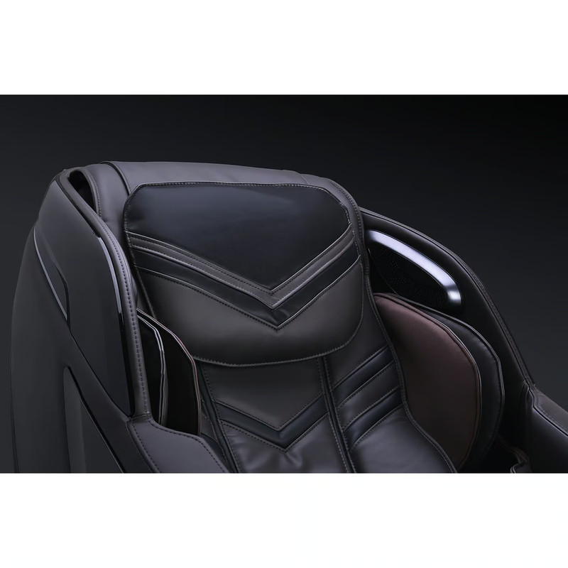 Brookstone BK 650 Reclining Massage Chair (Brown/Black) gallery