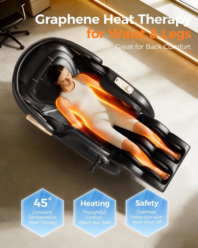 Dahaly 2026 Zero Gravity 4D Massage Chair with AI Control & Bluetooth Speaker gallery