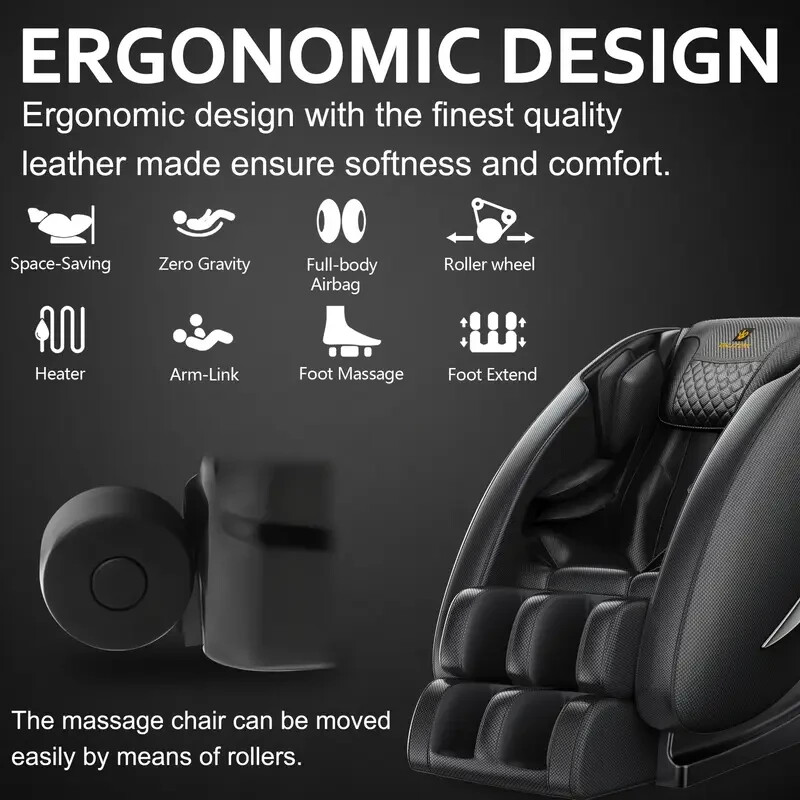 Massage Chair Recliner - Zero Gravity, Full Body Massage, Heating Element gallery