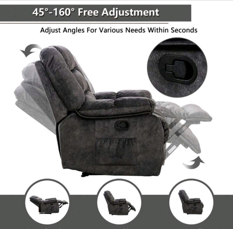 1-Piece Manual Body Massage With Heating Function Sofa Chair Comfortable Elderly gallery
