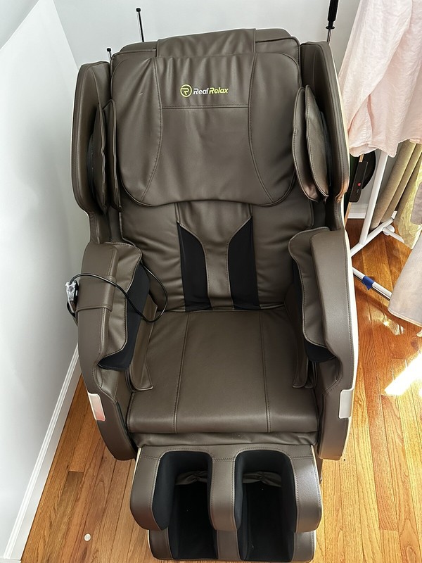 Real Relax Full Body Shiatsu Massage Chair Recliner ZERO GRAVITY Foot Rest gallery