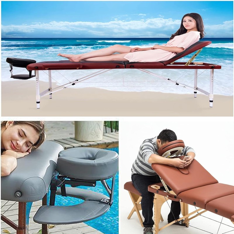 Adjustable Memory Foam Face Rest Cushion - Perfect for Massage Chairs and Spa gallery