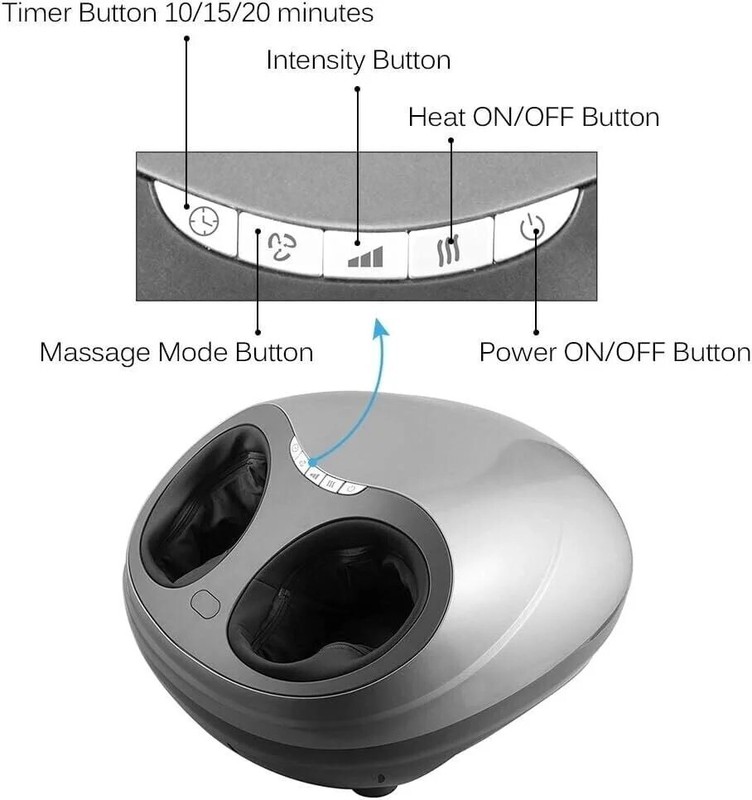 Foot Massager Machine with Heat Shiatsu Deep Kneading for Tired Muscles gallery