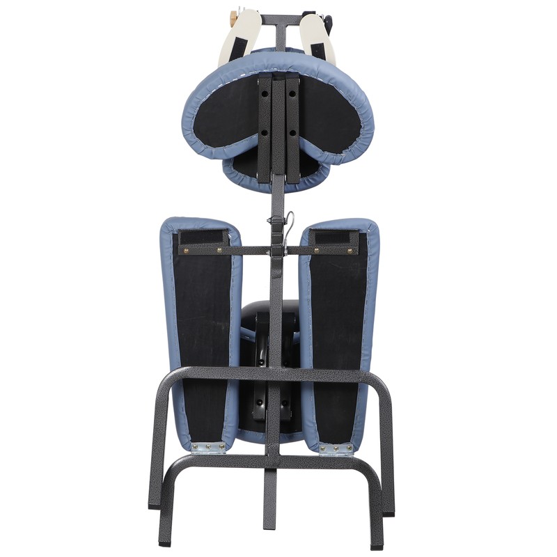 Portable Massage Chair with Carry Bag Pu Leather Tattoo Chair Lightweight Blue gallery