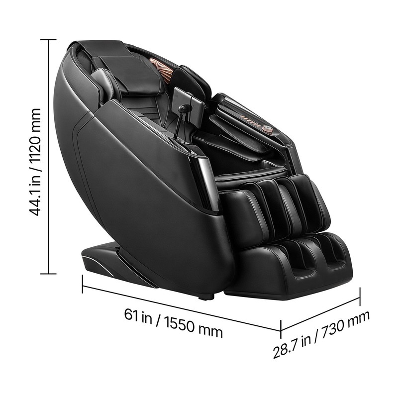 Uimoso 4D Zero-Gravity Full Body Massage Chair with Adjustable Footrest gallery