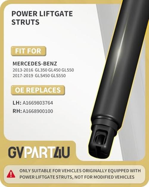 Power Liftgate Struts Fit for Mercedes-Benz 2013-2019, 2Pcs | Fit for gallery