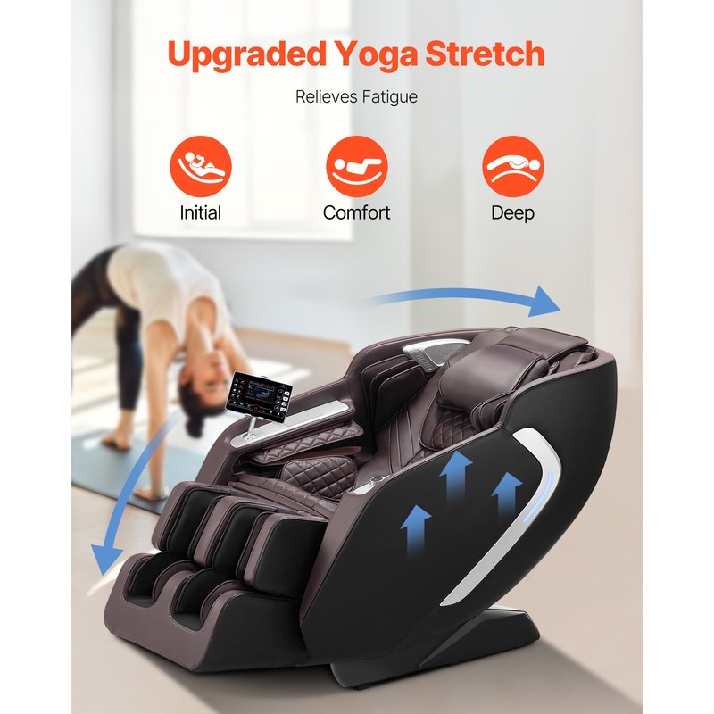 Massage Chair Full Body 4D Massage Recliner with SL-Track & Yoga Stretch gallery