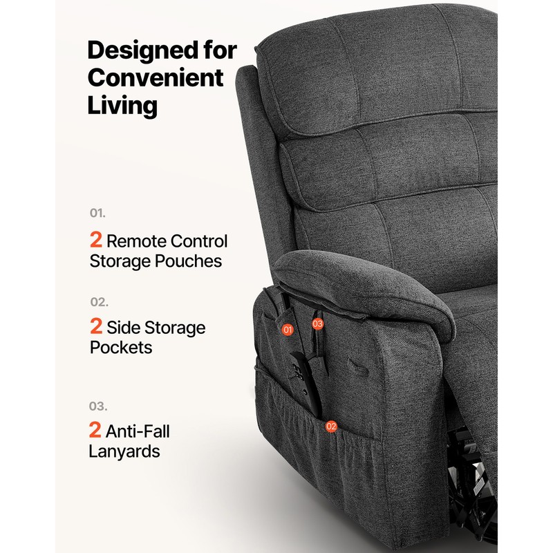 Uimoso Power Lift Recliner Chair with Massage and Heating Functions for Seniors gallery