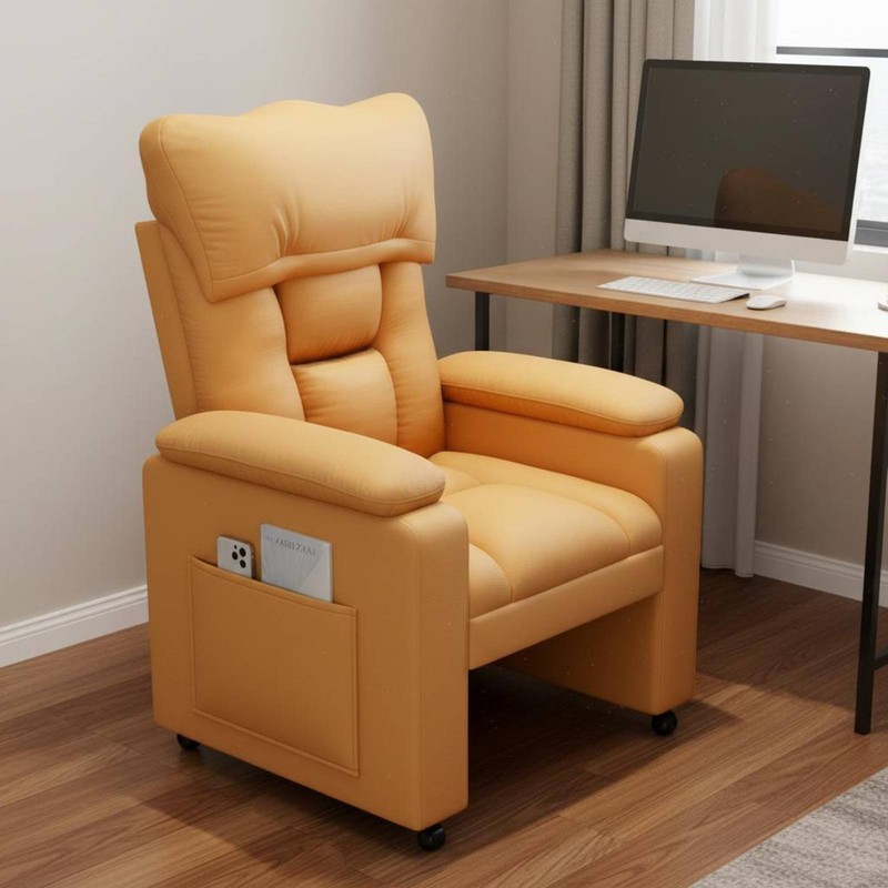 Lazy Sofa Thickly Padded Ergonomic Recliner Chair with Adjustable Backrest