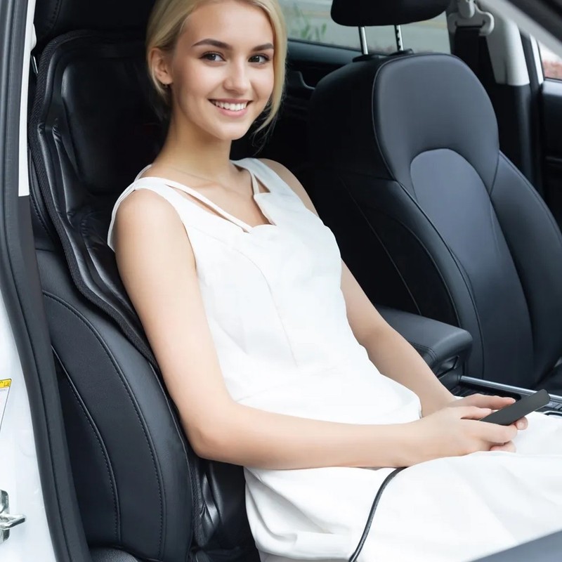 Full Body Massage Chair Pad with Heat 8 Modes Back Massager for Home Office Car gallery