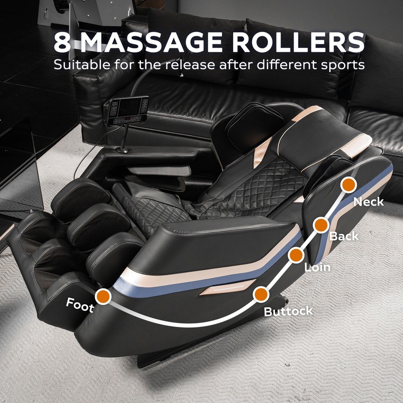 Full Body Massage Chair L Track Zero Gravity Shiatsu Massage recliner w/5 Modes gallery
