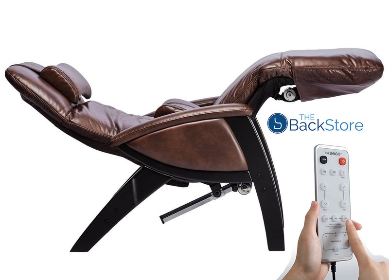 Midnight Black Svago ZGR Plus Power Zero Anti Gravity Recliner Chair (SV395) OB gallery