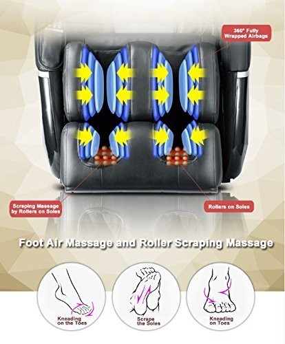 Full Body Electric Shiatsu Massage Chair Recliner w/ Heat Therapy & Foot Roller gallery