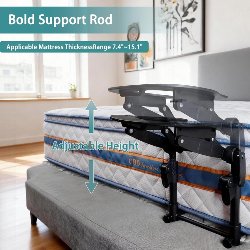 Space-Saving Adjustable Massage Headrest for Home Bed - Perfect for Recovery gallery