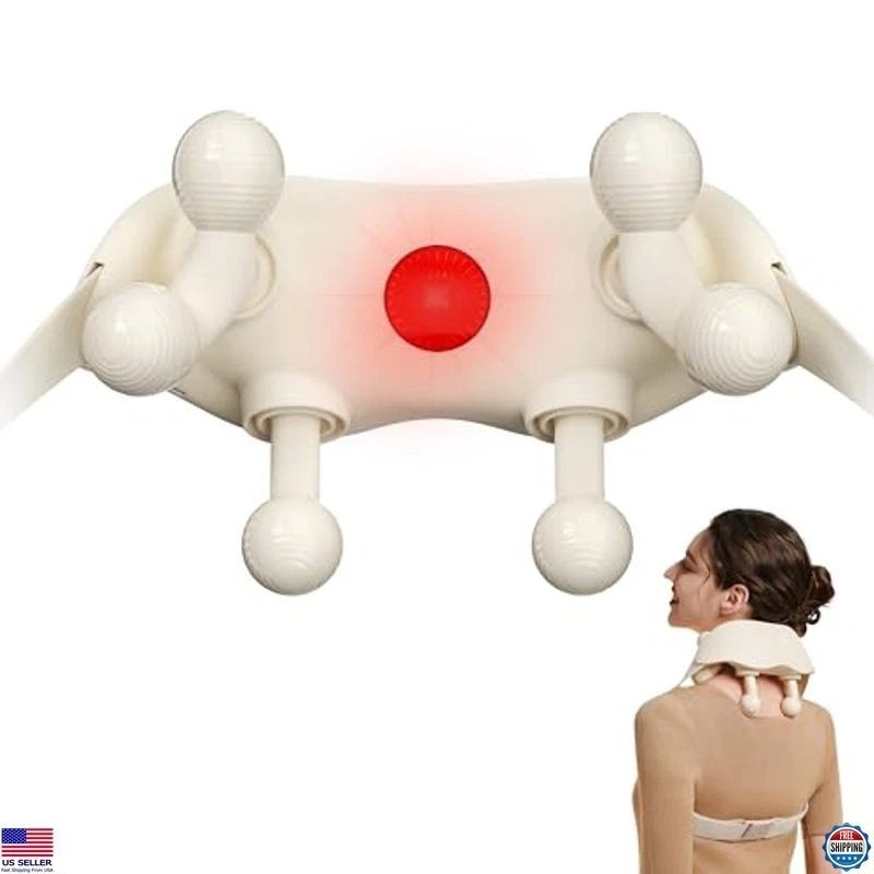 SKG HS500 Cordless Neck & Shoulder Massager - Deep Tissue Shiatsu with Heat