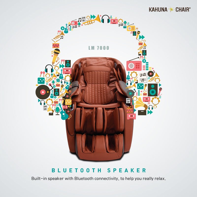[LM] PREMIUM SL-TRACK FULL-BODY KAHUNA MASSAGE CHAIR, LM-7000 gallery