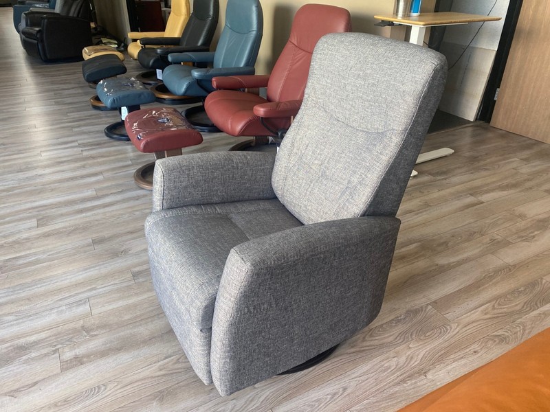 Fjords Oslo Swing Relaxer Manual Recliner Chair in Dream Mole Fabric gallery