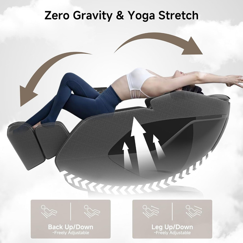 4D Zero Gravity Massage Chair - Full Body Relaxation with 20 Auto Modes gallery